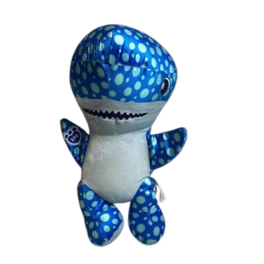 Build A Bear Workshop BAB Shark Week Blue Whale Shark Plush Stuffed Animal